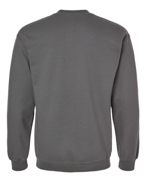 Unisex Softstyle® Midweight Crewneck Sweatshirt - Charcoal Back