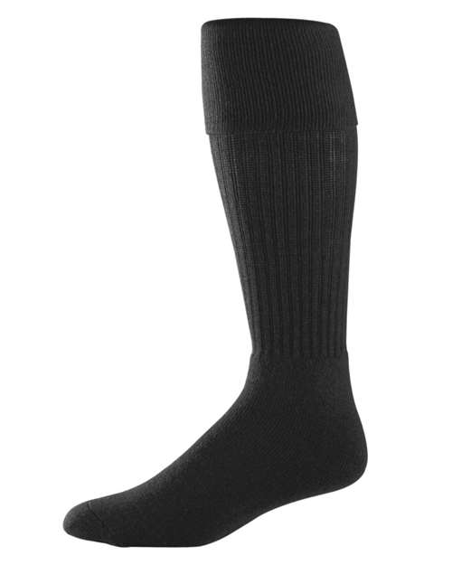 Augusta Sportswear Soccer Socks - Black Front