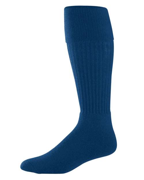 Augusta Sportswear Soccer Socks - Navy Front