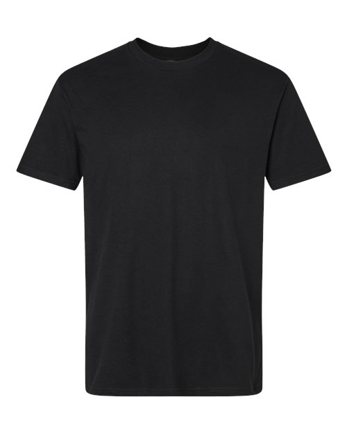 Unisex CVC Tee - Black Front