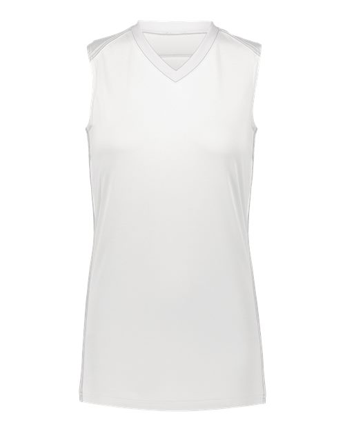 Augusta Sportswear Girls' Rover Jersey - White Front